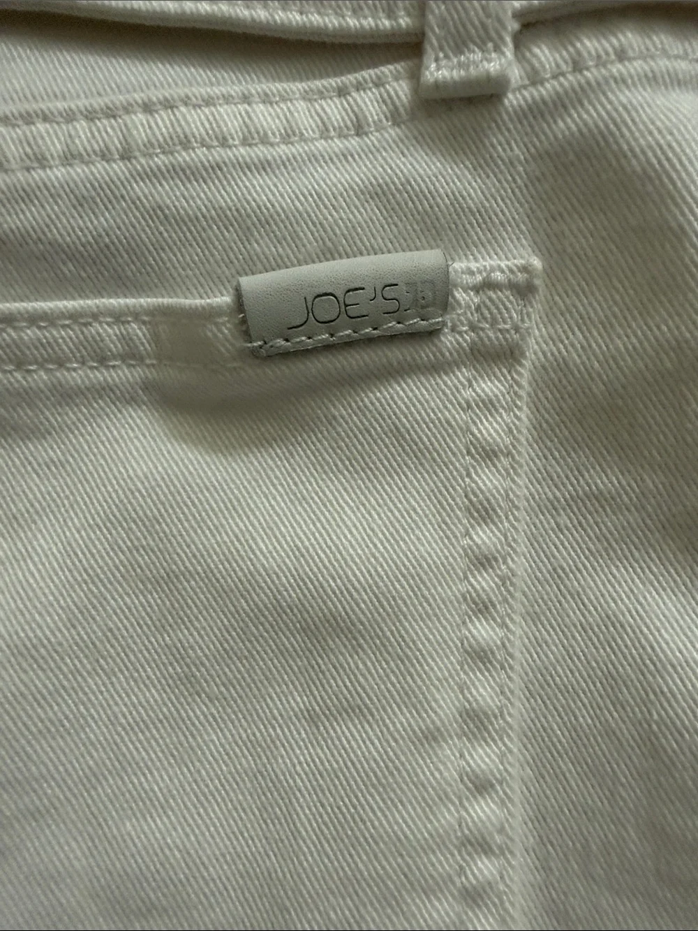 Joe's Jeans High-Rise White Tie-Waist Shorts